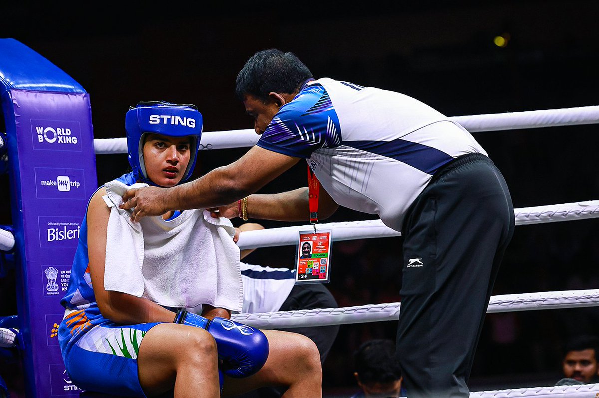 Worlds🥈Nupur Sheoran steps up on the occasion and claims the gold medal at World Boxing Cup Finals 2025 🥇🥊⭐️

#WorldBoxing #WorldBoxingCupFinals2025 #Boxing
