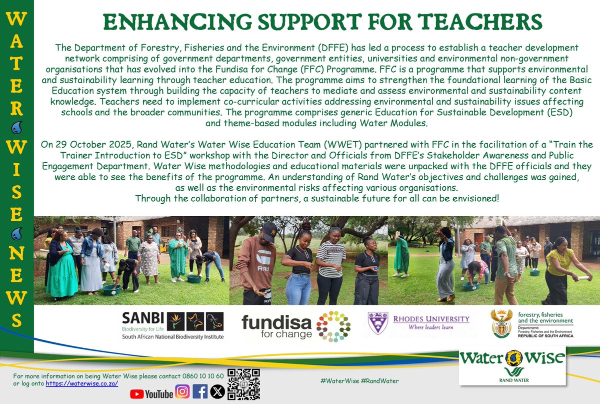 #WaterWise #RandWater