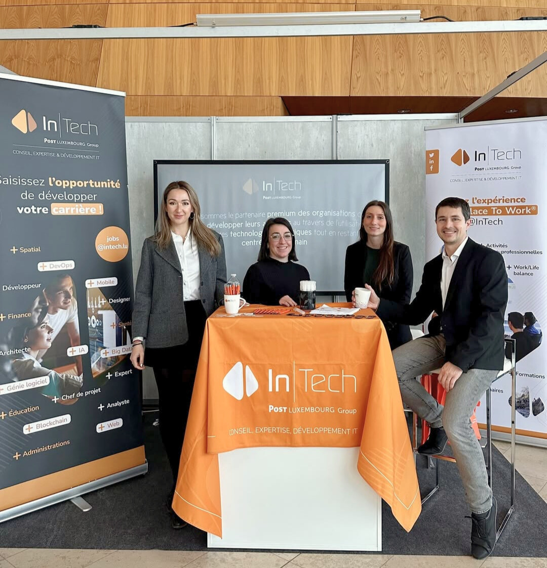 intech_lux's tweet image. Journée spéciale #Informatique à la #MoovijobWeekLuxembourg .

Nous sommes présents au @luxcongress pour rencontrer les talents #IT et partager notre culture reconnue @GPTW_Lux  depuis 10 ans.

Nous avons hâte d&apos;échanger sur vos projets et nos opportunités.
#ITJobs #Luxembourg