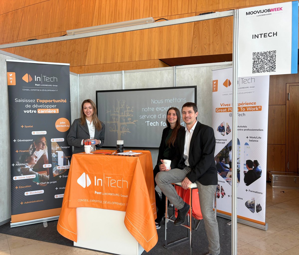 intech_lux's tweet image. Journée spéciale #Informatique à la #MoovijobWeekLuxembourg .

Nous sommes présents au @luxcongress pour rencontrer les talents #IT et partager notre culture reconnue @GPTW_Lux  depuis 10 ans.

Nous avons hâte d&apos;échanger sur vos projets et nos opportunités.
#ITJobs #Luxembourg