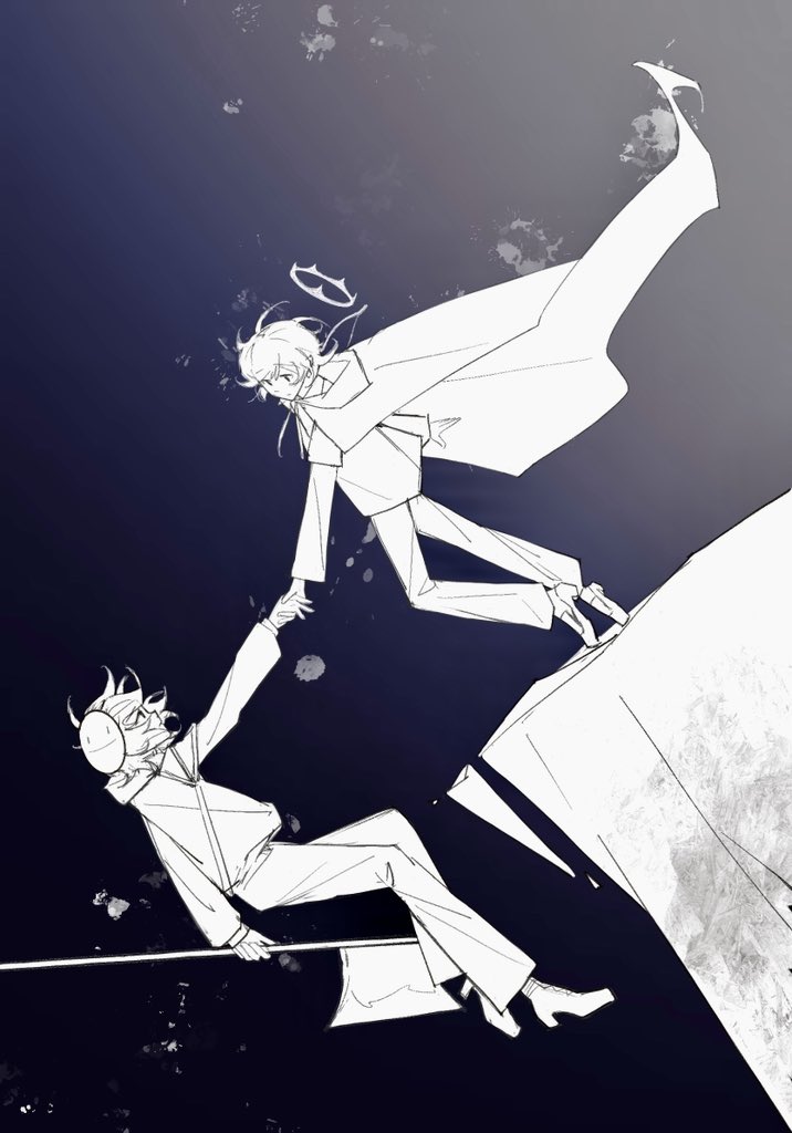 thisisyouxue's tweet photo. Take my hand and let us fall 

#dnffanart #gnffanart #georgenotfoundfanart #dreamfanart https://t.co/KezQTdrQbX