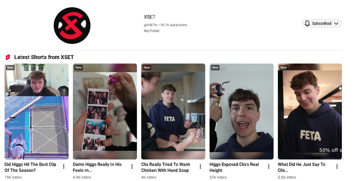 Apollobotfn2's tweet image. @Clix @XSET @XSETNews Everyone follow up XSET youtube channel 90.7k get to 100k by the end of the year!!!! #reptheset