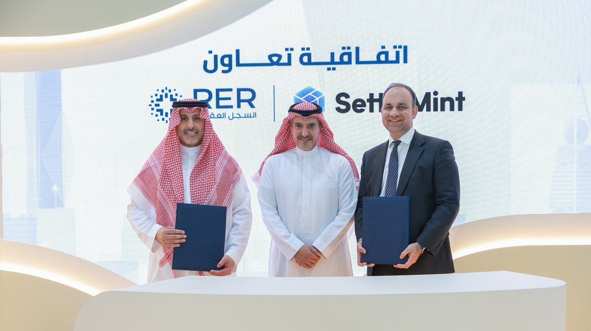 SettleMintCom's tweet image. SettleMint supports the Kingdom of Saudi Arabia&apos;s launch of the world&apos;s first blockchain-powered national infrastructure for property tokenization &amp;amp; digital ownership.

🔗eu1.hubs.ly/H0pRLQy0

#RER #RealEstate #Tokenization #DigitalAssets #RWA #CapitalMarkets #PropTech