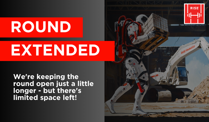 RiseRobotics's tweet image. The round was about to close, but demand is too high! We&apos;re extending briefly to give everyone a final chance.

$5M SEC MAX IS NEAR! Once we hit the limit, we&apos;re closed for good.

Don&apos;t miss out on this final window. Invest or increase your stake today:  hubs.ly/Q03VclLt0