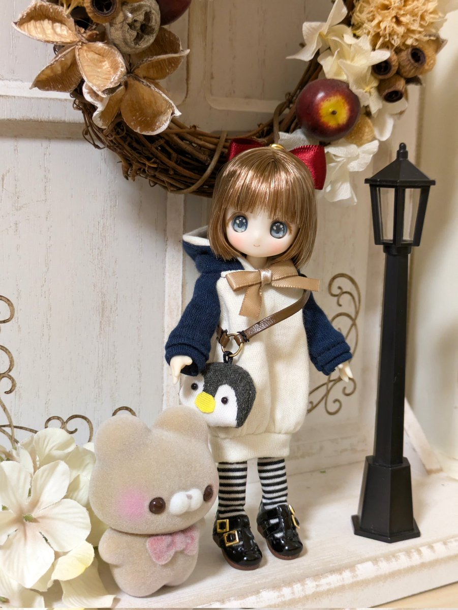 これは結構前の吹上ホールでお迎えした牧草王国さんのペンギン🐧アグレッシブ・ルルちゃん可愛い、ぬくぬく。