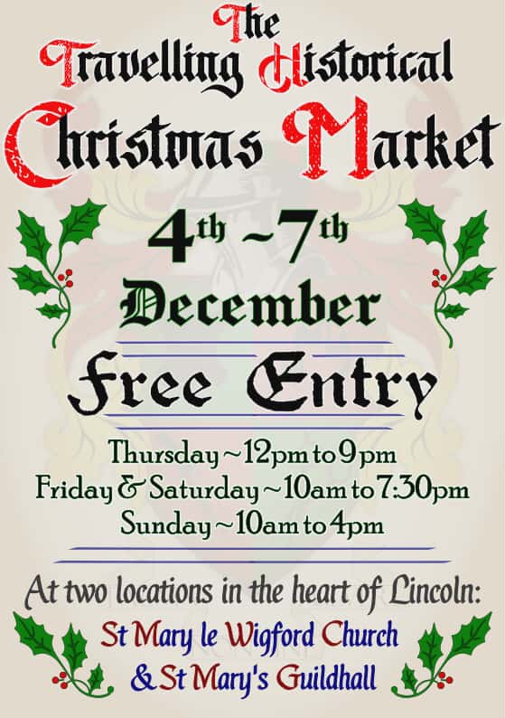 joannemajor3's tweet photo. 🎄 Two weeks until the Lincoln Medieval Christmas Market (4-7 Dec), at two of the city's most historic locations: St Mary's Guildhall (where I'll be, with copies of my books for sale), &amp; St Mary le Wigford Church. 🎄
@penswordbooks #LincsConnect
More info: https://t.co/klVYco44Gd https://t.co/FDnv6nu6KR