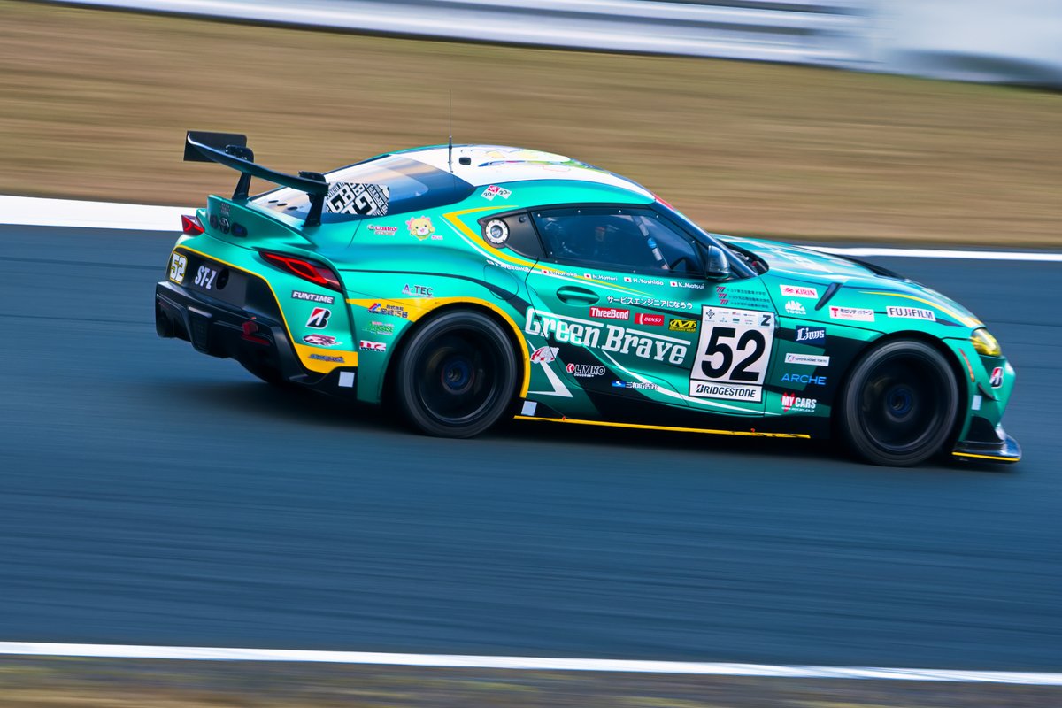 sunuo_ms's tweet image. スーパー耐久最終戦で撮ってきた
52_埼玉 GB GR Supra GT4 Evo2
#S耐