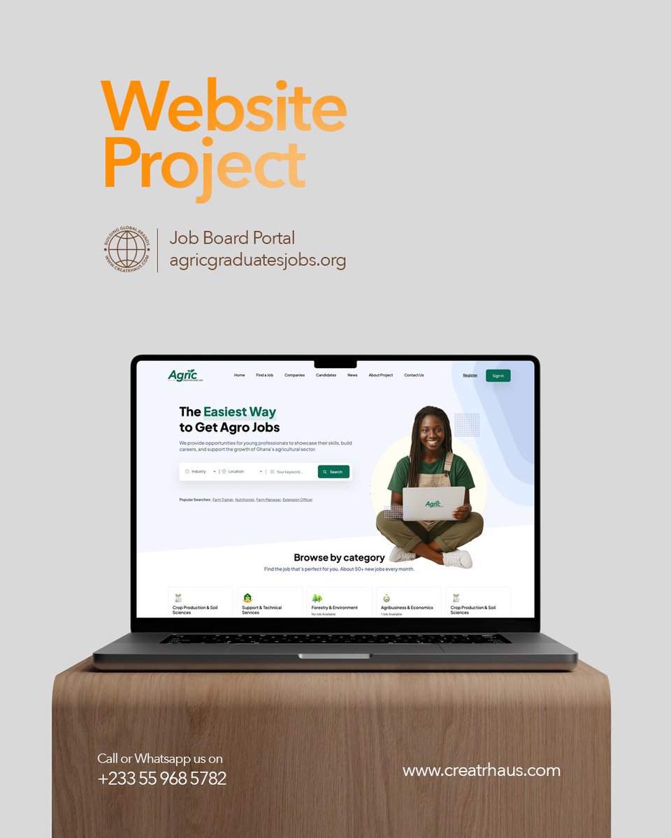 CreatrHaus's tweet photo. We don’t just build websites, we build digital assets that work 24/7.

Here’s the newest project we delivered for our client, and they love it already.

Ready for yours? Let’s talk. (0559685782 / info@creatrhaus.com)

#CreatrHaus #WebsiteDesign #ghanabusinesses #websitepromo https://t.co/ETBT4X4cOx