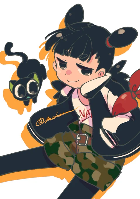 羅小黒戦記2の映画最高すぎた! お友達になんか描いてって言われたのでナタ様描きました!お納めください!!