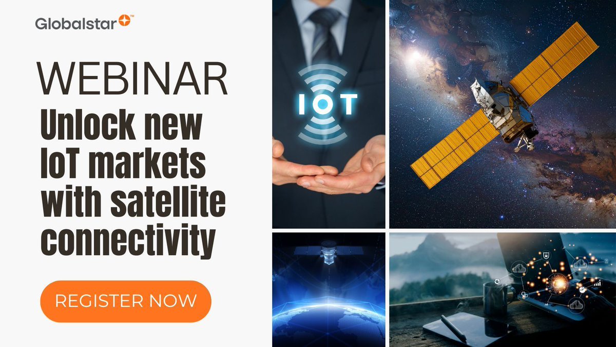 IoTNow_'s tweet image. NEW WEBINAR: Unlocking new markets with satellite for the Internet of Things (IoT)

Date: Wednesday, December 3rd 2025 - 5:00 PM (UK) 

Register Now! buff.ly/DEnCvcX

#IoT #SatelliteConnectivity #SatelliteIoT 

@Globalstar
@transformatweet