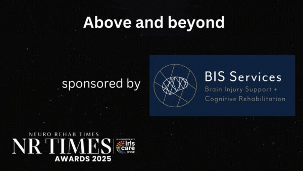 We were proud to sponsor the NR Times Above &amp; Beyond Award for the third year running.

Huge congratulations to  N-ABLES on the win, and to finalists Firas Sarhan and <a href="/HeadwayDerby/">Headway Derby</a>👏

An inspiring event—thank you <a href="/editorNRTimes/">Neuro Rehab Times</a>!