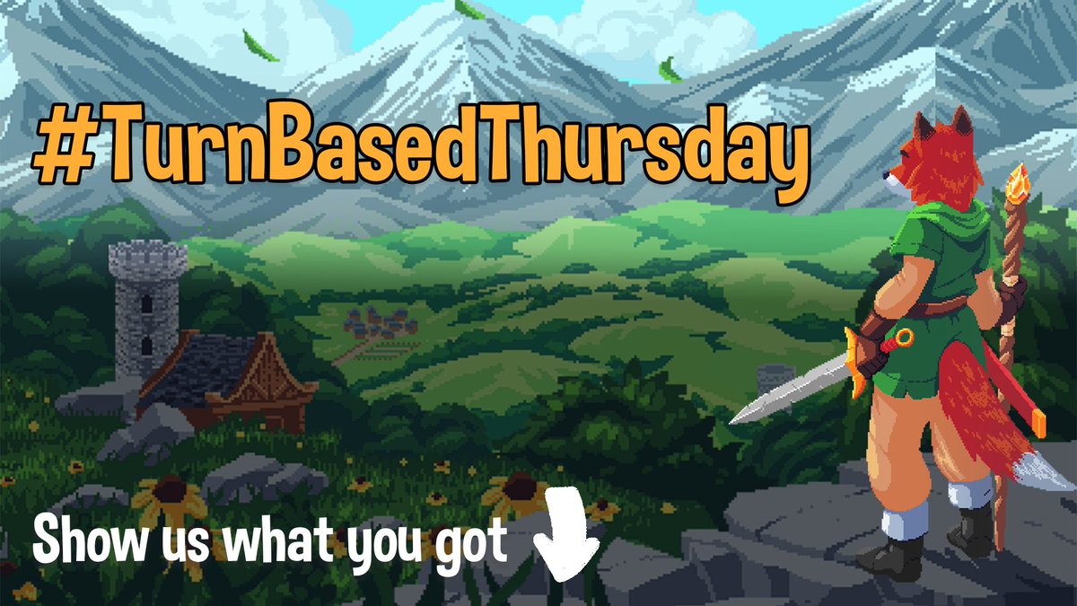 Welcome, fellow adventurers from faraway lands! We're thrilled to officially host this week's #TurnBasedThursday! 🦊
Show us what #turnbased games you got #indiedevs🎲

Remember to 💬comment, ♥️like and 🔁 share!