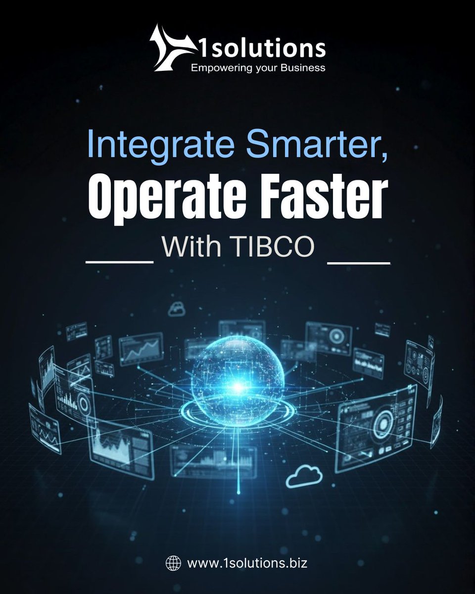 1solutionsbiz's tweet image. Unlock faster, smarter operations with TIBCO-powered integration and automation from 1Solutions.

🌐 1solutions.biz/tibco-developm…

#TIBCO #Integration #Automation #1Solutions