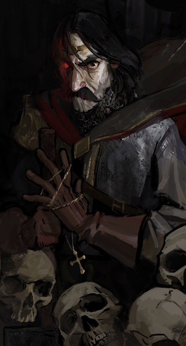 lindak0z's tweet image. Paladin for an art-trade with friend 🗡️
#arttrade #characterart