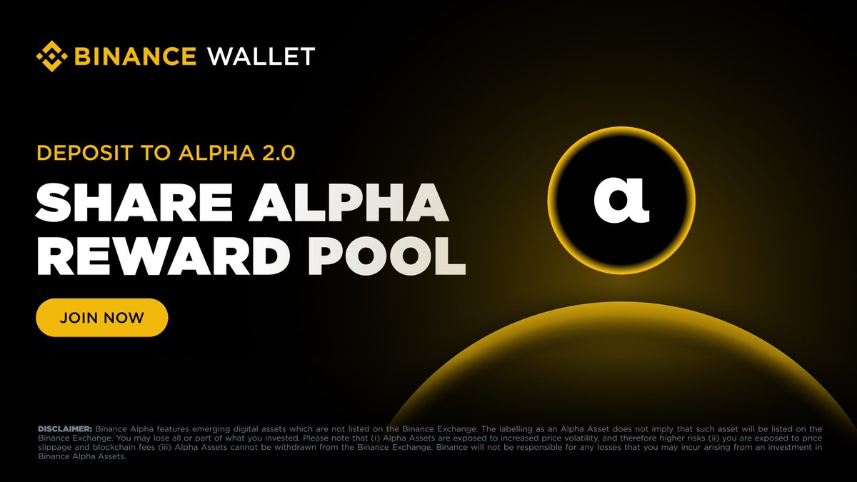 Deposit PLAYSOLANA/PLANCK Share alpha token rewards for the trial! 📈

How to join:

1️⃣ Deposit PLAYSOLANA/PLANCK alpha token to Binance Wallet (Keyless) (select [Receive] in Binance Wallet (Keyless))

2️⃣ Transfer PLAYSOLANA/PLANCK alpha token to Alpha Account in Binance app