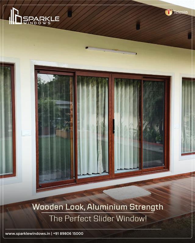 WindowsSparkle's tweet image. Wooden look, aluminium strength — elegance meets durability.
The perfect sliding window for modern homes. ✨🪟

#SparkleWindows #SlidingWindow #AluminiumWindows #WoodenFinishWindows #HomeInterior #ModernHomes #WindowDesign #PremiumWindows #WindowUpgrade #DurableWindows