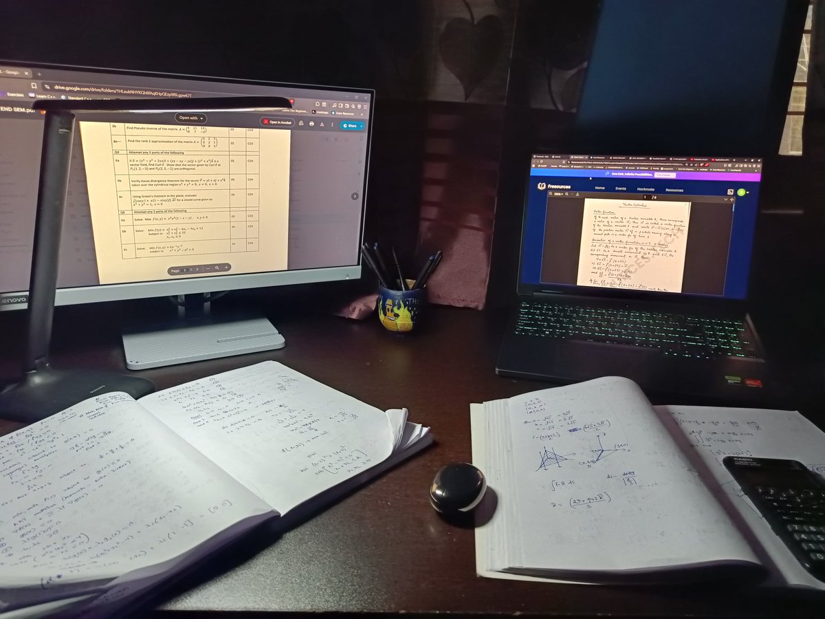 Mathematics for Machine learning exam Tomorrow