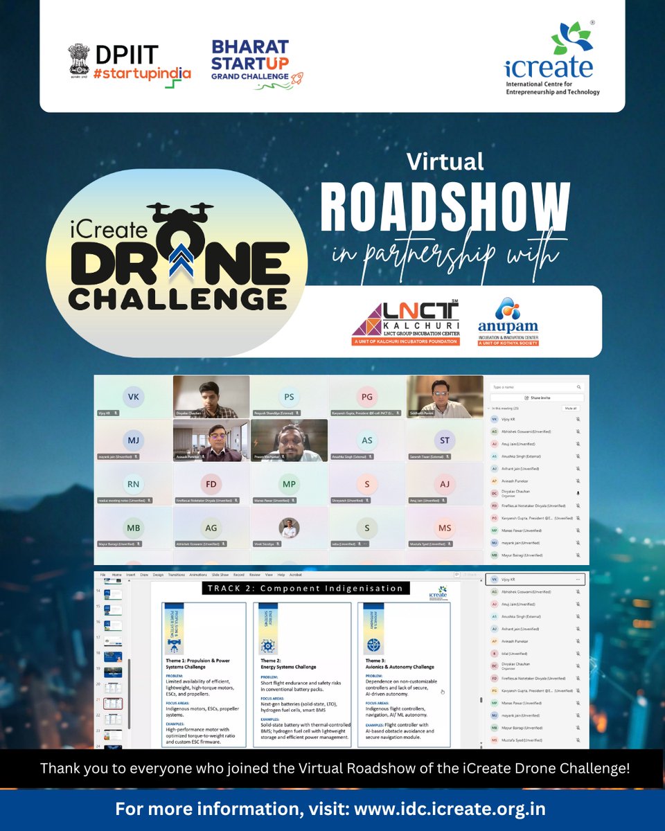 icreatenextgen's tweet image. Fantastic energy at the iCreate Drone Challenge 2025 Roadshow with KLIC @lnct_group ! 🙌
From themes to industry-driven problems, innovators got a full insight into building market-ready drone solutions.
Apply: icreate.accubate.app/ext/form/10886…

#iCreateWithYou #DroneChallenge…