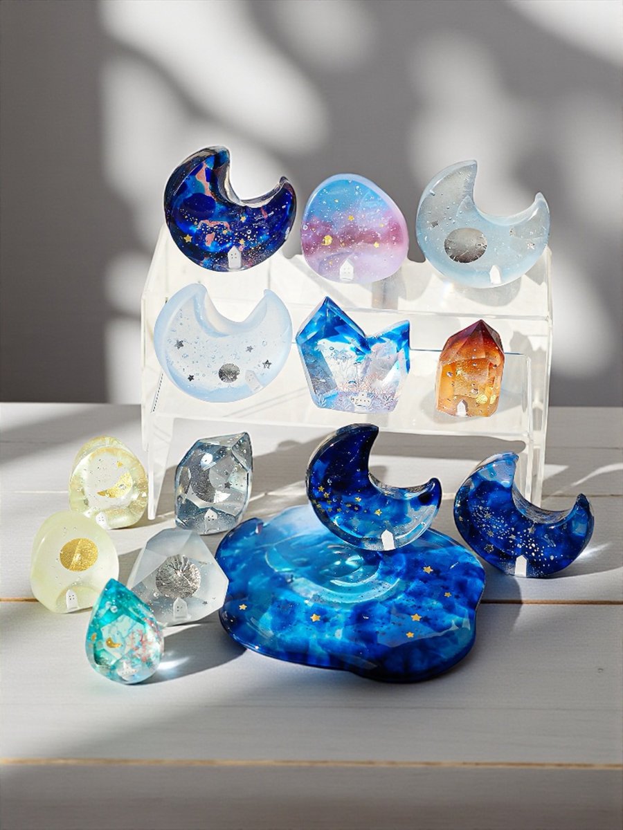 コロロ硝子＊林彩加さんのガラスオブジェ＊星空鉱石＊ コロロ硝子＊林彩加さんのガラスオブジェ＊星空鉱石＊