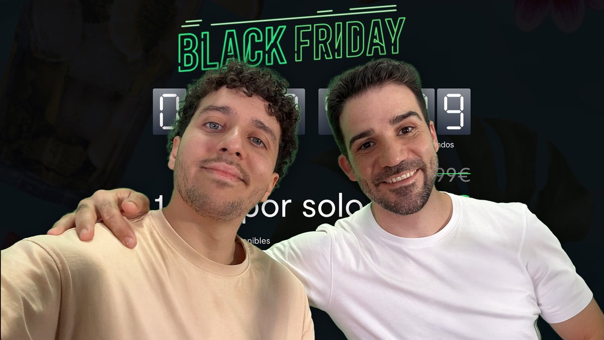 CodelyTV's tweet image. HA LLEGADO EL DÍA.

¡Hoy empieza el Black Friday en Codely!

🔖 Oferta en Codely Pro Standard
👑 Oferta en el Premium
💻 Oferta en el Workshop

¡Aprovéchalo antes de que se acabe! cdly.to/anuncio-bf-tw