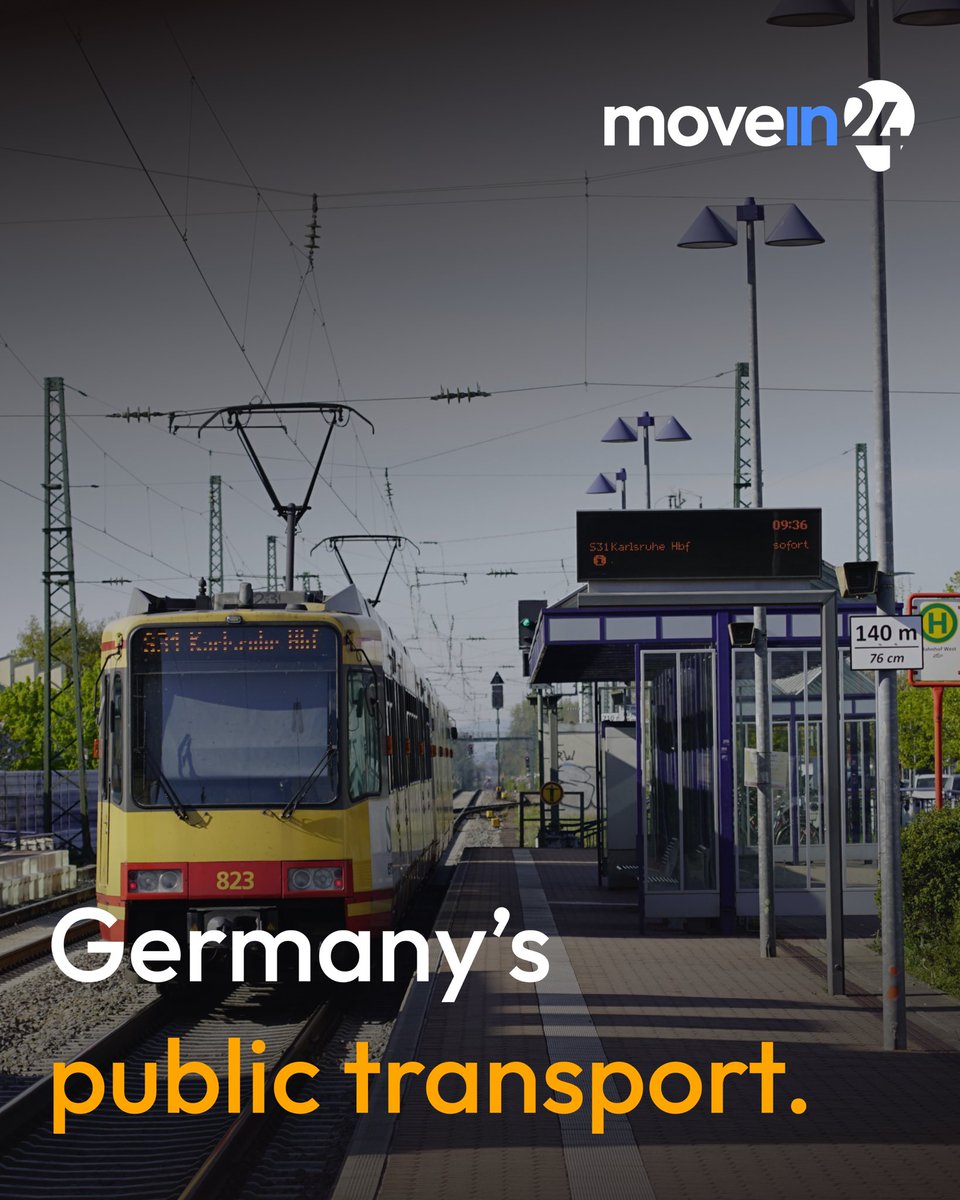 movein24's tweet image. 🚆 Moving to Germany? Get the Deutschlandticket (€58) for unlimited regional travel. Fast, easy, cheap.

More tips in the movein24 app.

iOS → bit.ly/4022uCY
Android → bit.ly/3IaF4oS

#movein24