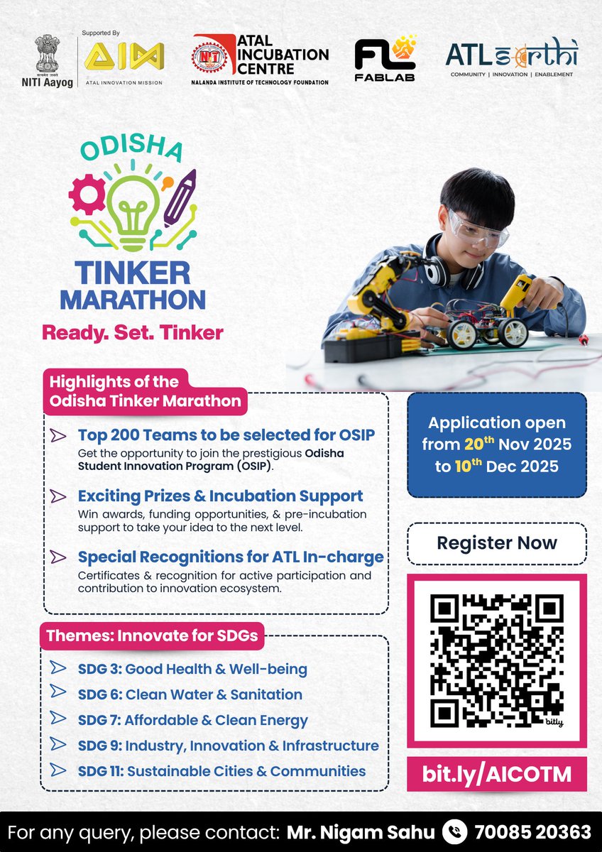 AIC-Nalanda Institute of Technology Foundation tweet media