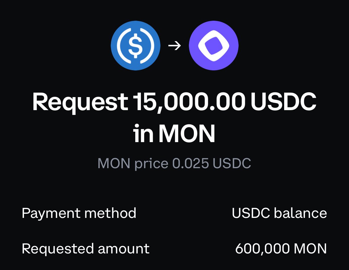 0xh3xth's tweet photo. Monad ICO?

Exit Liquidity ❌
Stakeholders 👌

See you mainnet guys

@monad https://t.co/8VIfHtOTnz