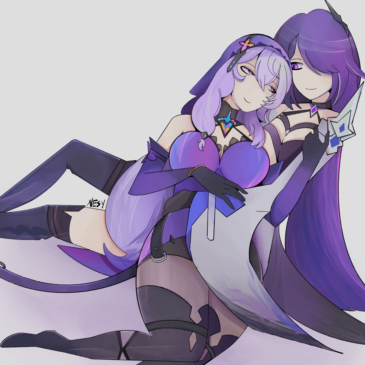 Nesy_Arts's tweet image. AAAACHESwann Choo! 🤧 [reupload]

#Acheswan #HSR #HSRFanart #Yuri