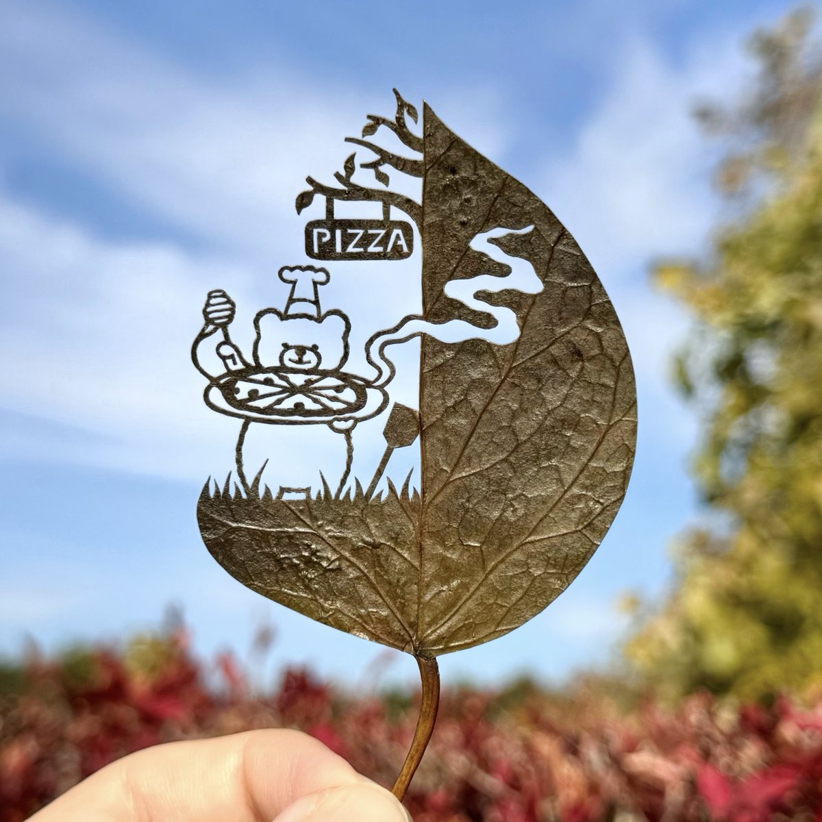 リト@葉っぱ切り絵 (@lito_leafart) / Posts / X