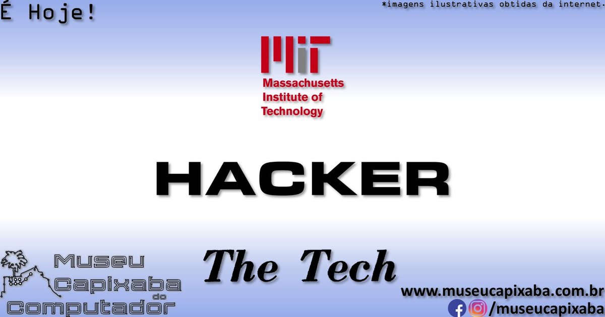 museucapixaba's tweet image. É hoje! O termo hacker de computador de 1963.

+em museucapixaba.com.br/hoje/termo-hac…

#MuseuCapixaba #mcc #éhoje #museu #Tecnologia #Retro #Geek #Capixaba #DescubraoES #ES #OnThisDay #Hacker #MIT #TheTech #Cracker #HackerdeComputador #MassachusettsInstituteofTechnology #Newbie #Phreaker