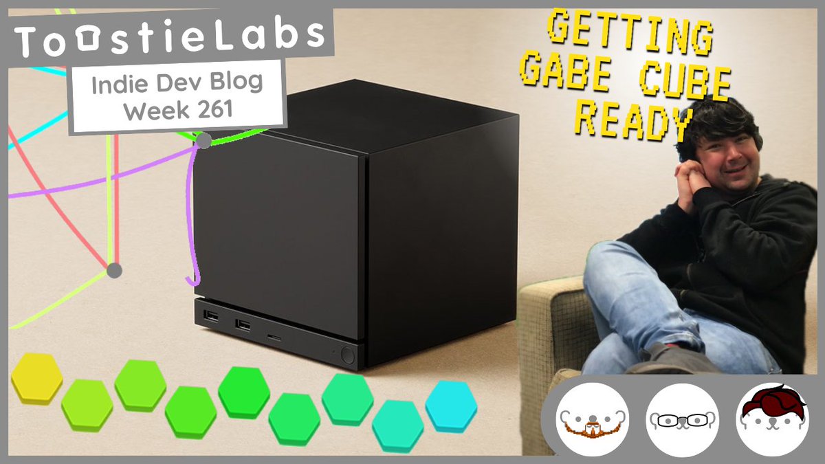 ToastieLabs's tweet image. Week 261 of our Dev Blog is live!
 
DLC work moves onto Christmas Advent, the team visits another office space, and hexceed gets Stead Deck Verified!

#indiegames #indiedev #devblog

youtu.be/U8rp9Vm0360