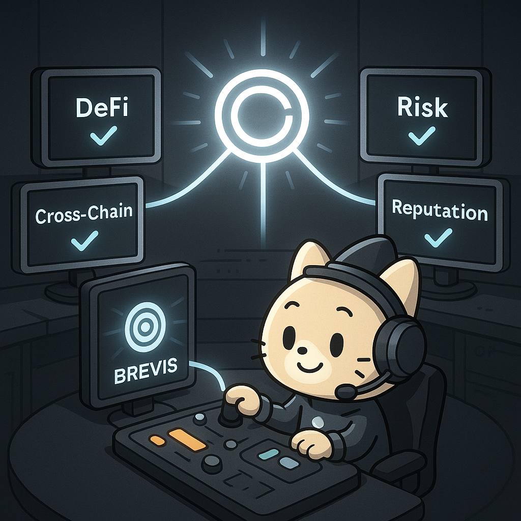 kengdaica's tweet photo. the way I see Brevis: it gives smart contracts the superpower they never had the ability to use real historical data from any chain without trusting an oracle. 

everything heavy runs offchain, and the chain only verifies a clean ZK proof of the result. 

that’s why apps built on Brevis feel more “aware” and less limited. It’s simple from a user angle: better logic, fewer trust issues.
@brevis_zk