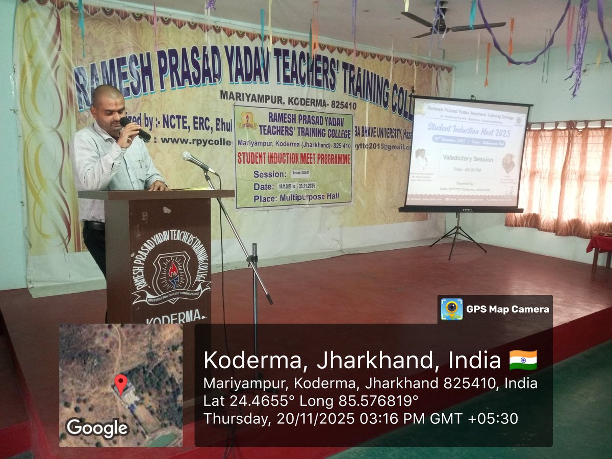 RpyttcKoderma's tweet image. रमेश प्रसाद यादव शिक्षक प्रशिक्षण महाविद्यालय में दिनांक 20.11.2025 दिन गुरुवार को महाविद्यालय के आइक्युएसी के तत्वधान में तीन दिवसीय इंडक्शन मीट का समापन किया गया। अंतिम दिन लिंग संवेदीकरण व शिकायत एवं निवारण पर ओरिएन्टेशन कार्यक्रम का आयोजन किया गया।