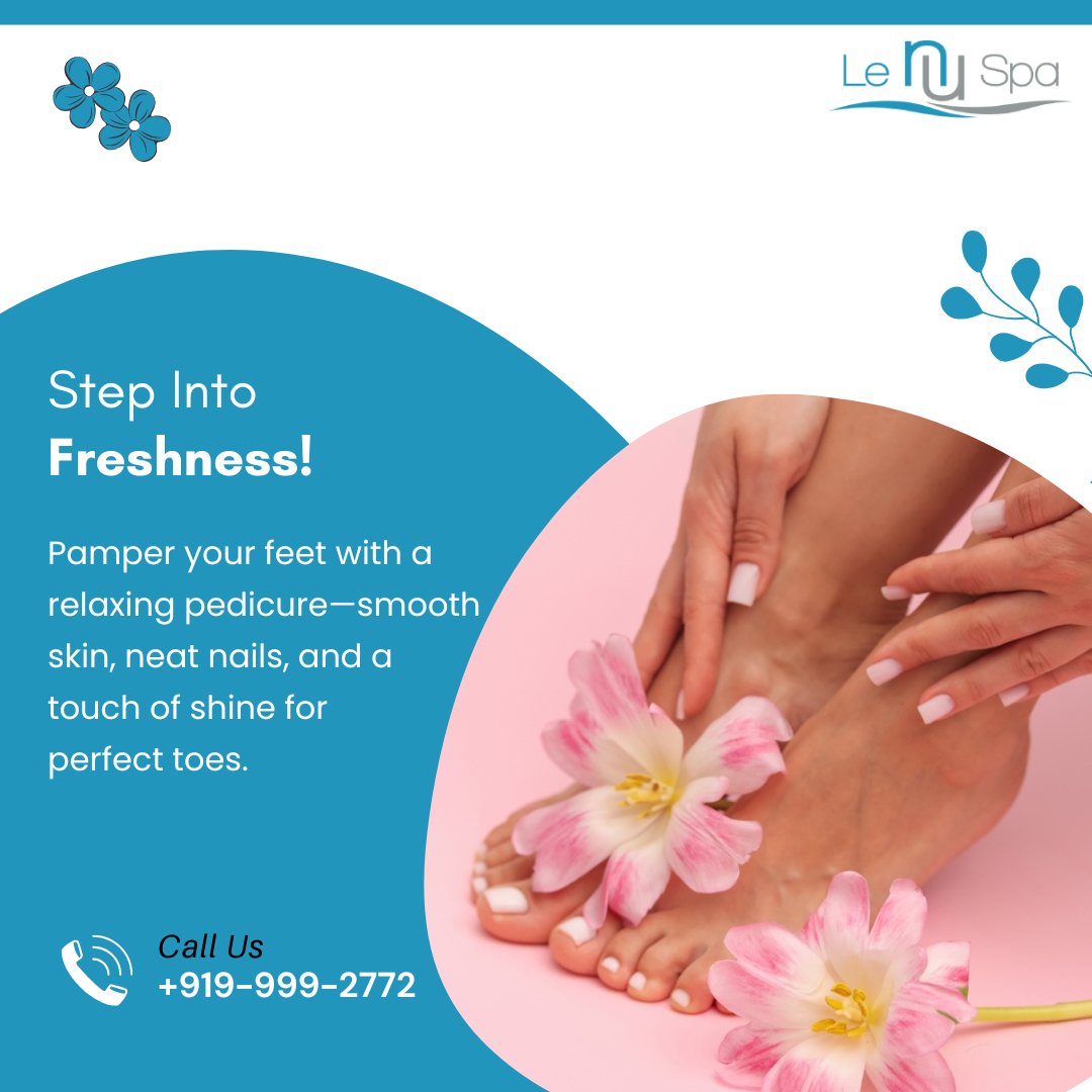 lenuspabeauty's tweet image. Give feet a little vacation time. 🌸

Soft skin, neat nails, and a glossy finish that feels as fresh as it looks.

Step into comfort and walk away glowing.

Book your pampering: lenuspa.com

📞 919-999-2772

#PedicureTime #HappyFeet #SpaDay #SoftSkin #SelfCare…
