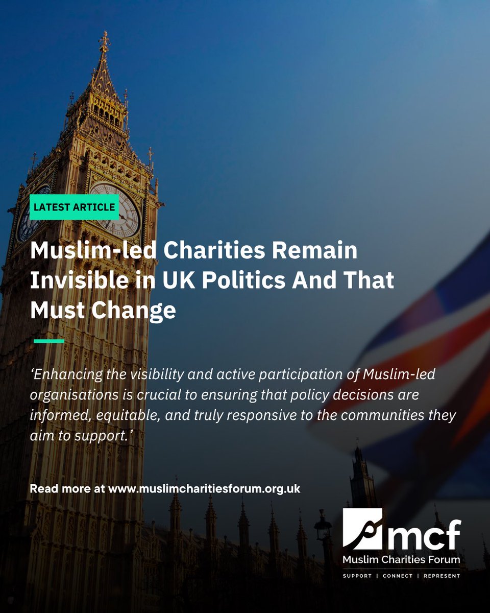 Muslim-led organisations remain critically underrepresented in key policy and political spaces, leaving community needs overlooked and vital voices unheard.

Read more: muslimcharitiesforum.org.uk/2025/11/17/mus…

#muslimcharities #news