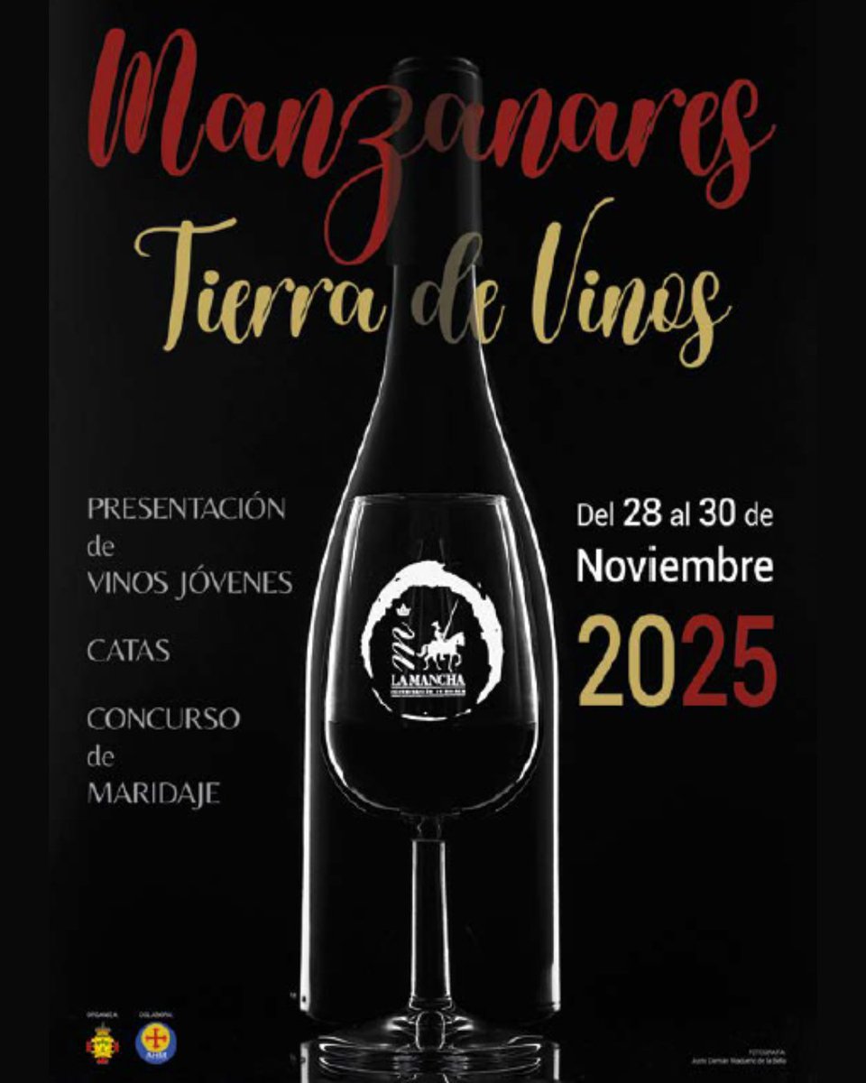 Que MANZANARES es Tierra de Vinos ya se sabe
Que es parada de la #rutadelvinodelamancha también

Lo que no se sabía hasta ahora es que del 28 al 30 NOV celebra uno de los mejores planes de vino y gastronomía

Más info en <a href="/TurismoManzanar/">Turismo Manzanares</a>