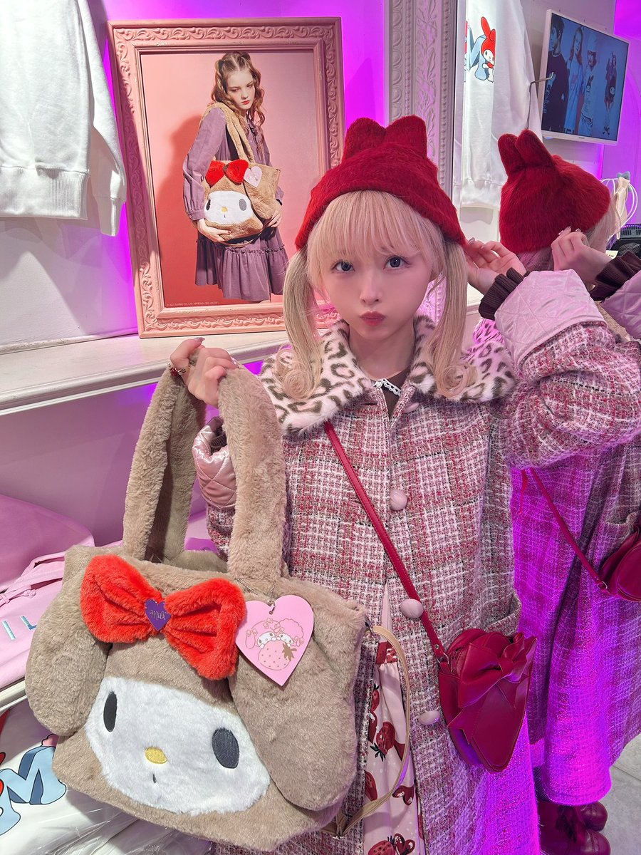 MILKさんのパーティーへ🧁💕 マイメロ❤︎クロミちゃんコラボが めちゃ