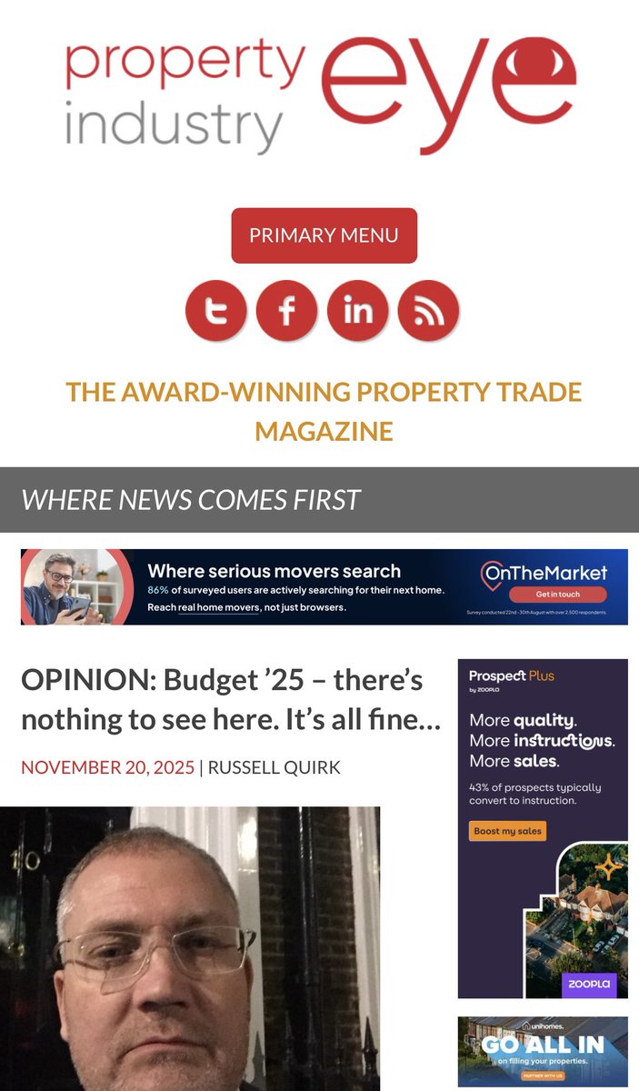 Proper_PR's tweet image. Property Industry Eye 

OPINION: Budget ’25 – there’s nothing to see here. It’s all fine

By @russellquirk of Proper PR 

propertyindustryeye.com/opinion-budget…