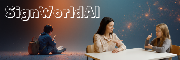 SignWorldAI's tweet image. At SignWorldAI,we’re breaking communication barriers! Our mission is to make sign language learning accessible, engaging,and effective for everyone. Together,we can build a more inclusive world. 
If you want to help our project grow, send me a DM any support is welcome! #AI #ASL