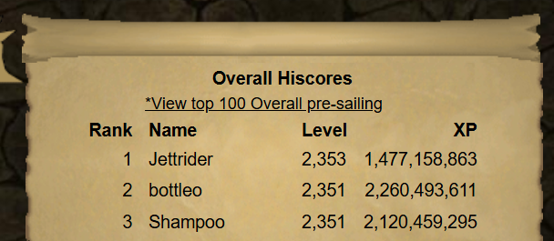 rank 2 world (nobody else logout)