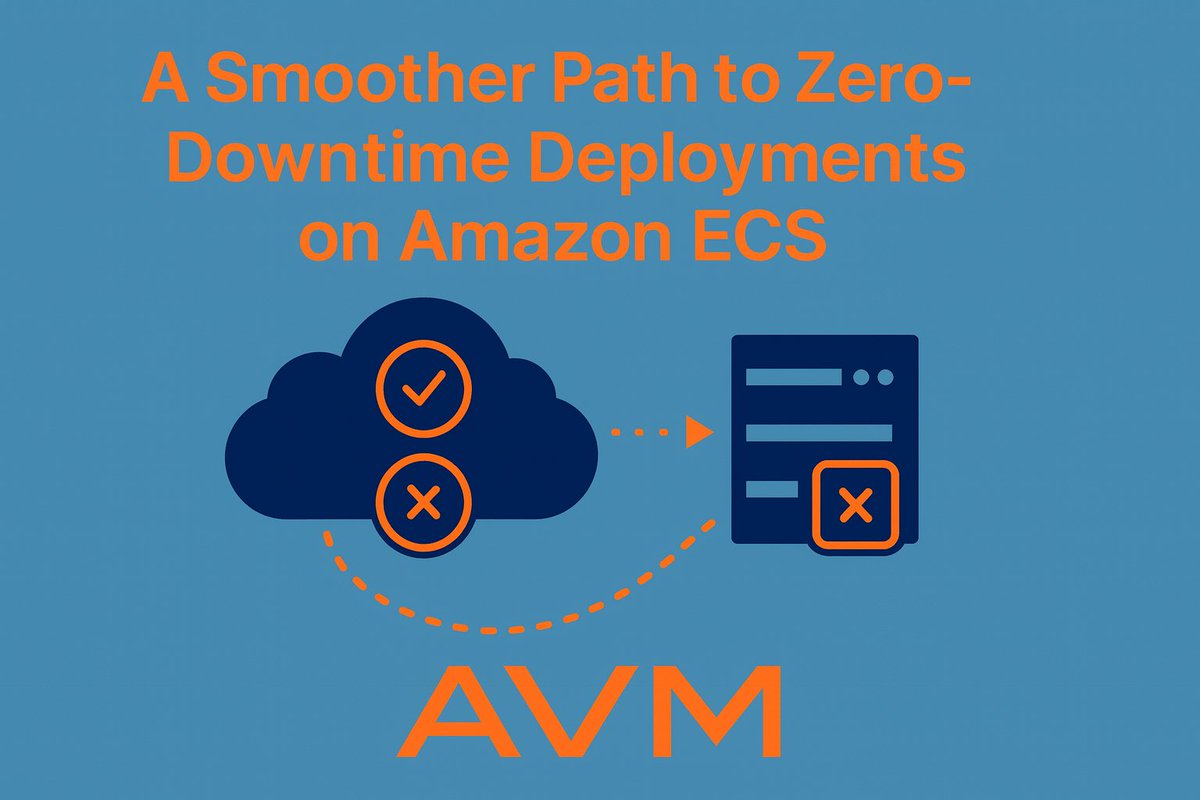 AvmConsulting's tweet image. Amazon ECS now makes rolling deployments more reliable by replacing unhealthy tasks with stable ones from the current version and scaling both versions during load. More uptime, smoother updates—now live in all AWS Regions. 🚀#AmazonECS #AWS #DevOps #AVM