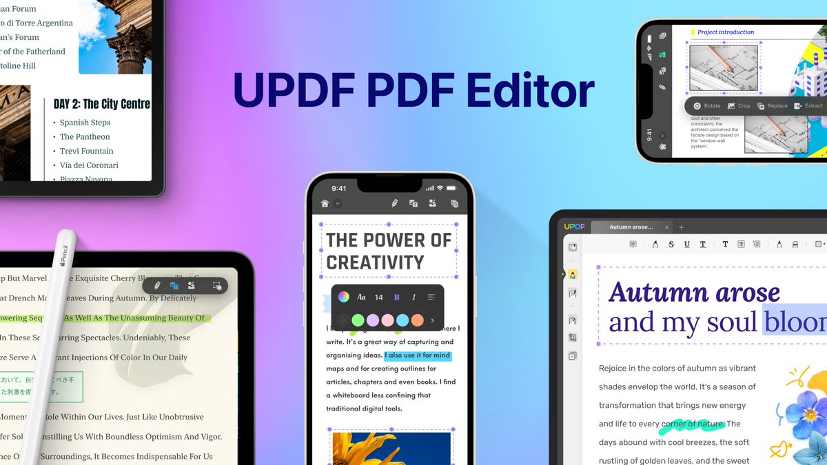 victrays's tweet image. UPDF - PDF Editor All Platforms for Individuals 

UPDF - Edit, annotate, convert, organize, OCR and sign PDF on Windows/Mac/ iOS/Android.