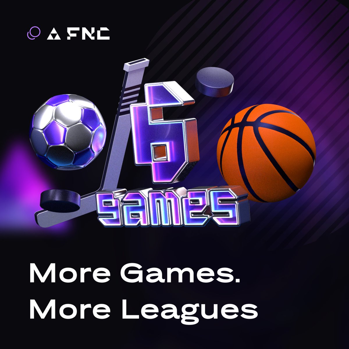 FNC_Network's tweet photo. 🪐 Expanding Beyond Football – What Should Come Next?

6Games isn’t live yet and football will be the first sport to launch.
But we’re already planning what comes after.

Basketball? Hockey? UFC? Tennis? Something niche?
We want you to help shape the roadmap.

💬 Tell us: which sports or leagues would you love to see in 6Games in the future?
