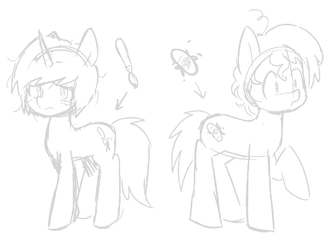 quizzicalrabbit's tweet image. Pony brained lately