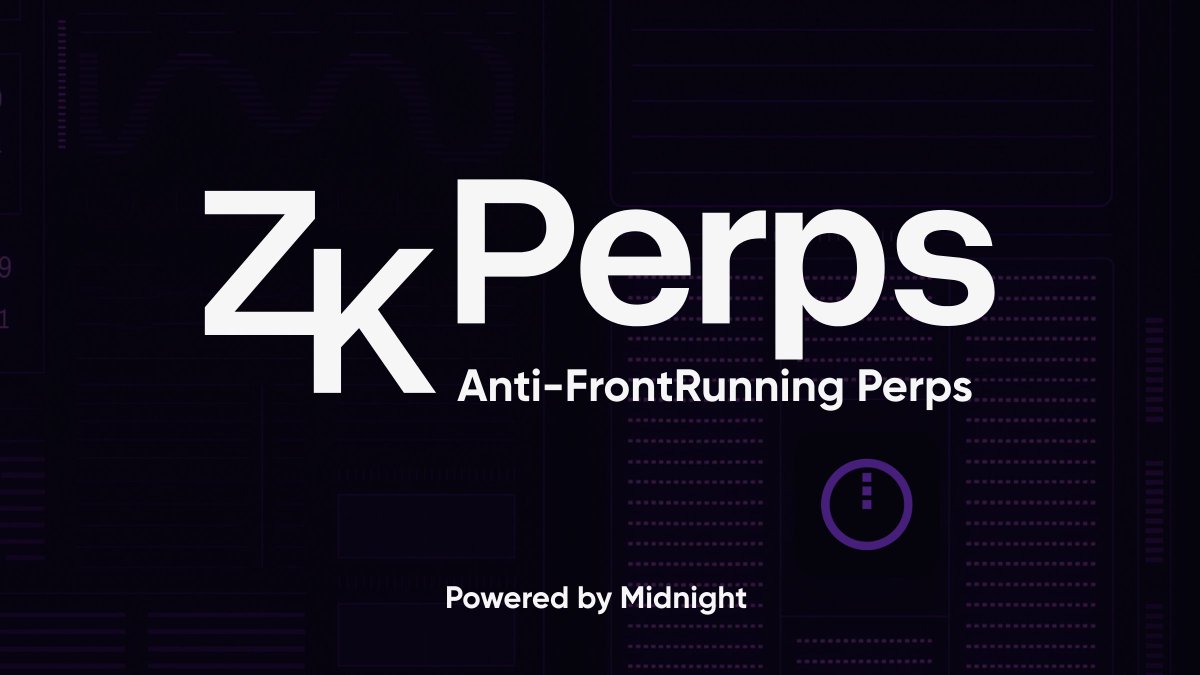 NucastIO's tweet image. The days of front-running on Cardano are numbered 👀

Trade in → order matched privately → verified by ZK → trade settled on-chain   

🕛 Zero-Knowledge Perps on Midnight are coming
