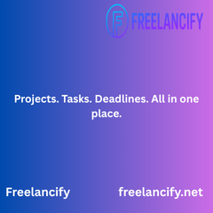 freelancify's tweet image. Keep your freelance projects on track with an intuitive dashboard designed for real professionals.
#freelanceproductivity #TaskManagement #freelancify