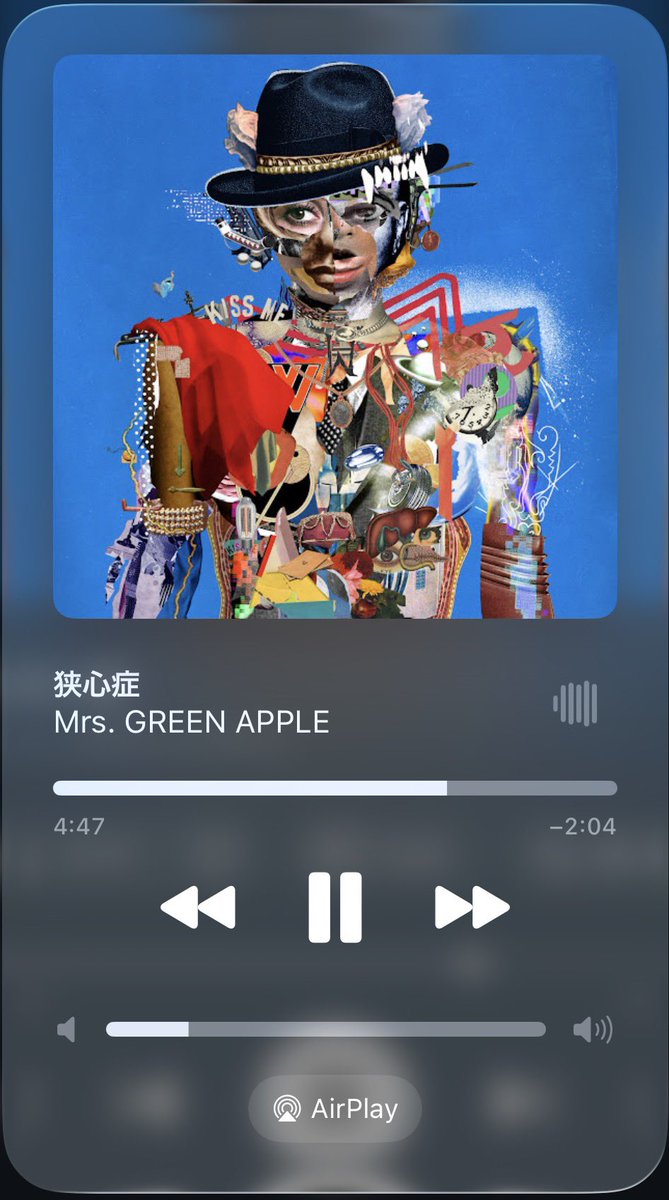 1bk88's tweet image. No.4
RADWIMPS（feat.Mrs. GREEN APPLE）
おすすめ4分４３秒（ダークミセスはやめられない、！）
#ミセス #Mrs.GREEN APPLE #RADWIMPS #狭心症