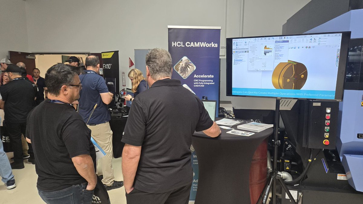 CAMWorks's tweet image. Join us on the Journey of the Part—partnering with Ellison Technologies and GSC to unleash AI‑driven automation in HCL @CAMWorks  for @SOLIDWORKS . Watch designs spring to life with razor‑sharp precision and unmatched efficiency.