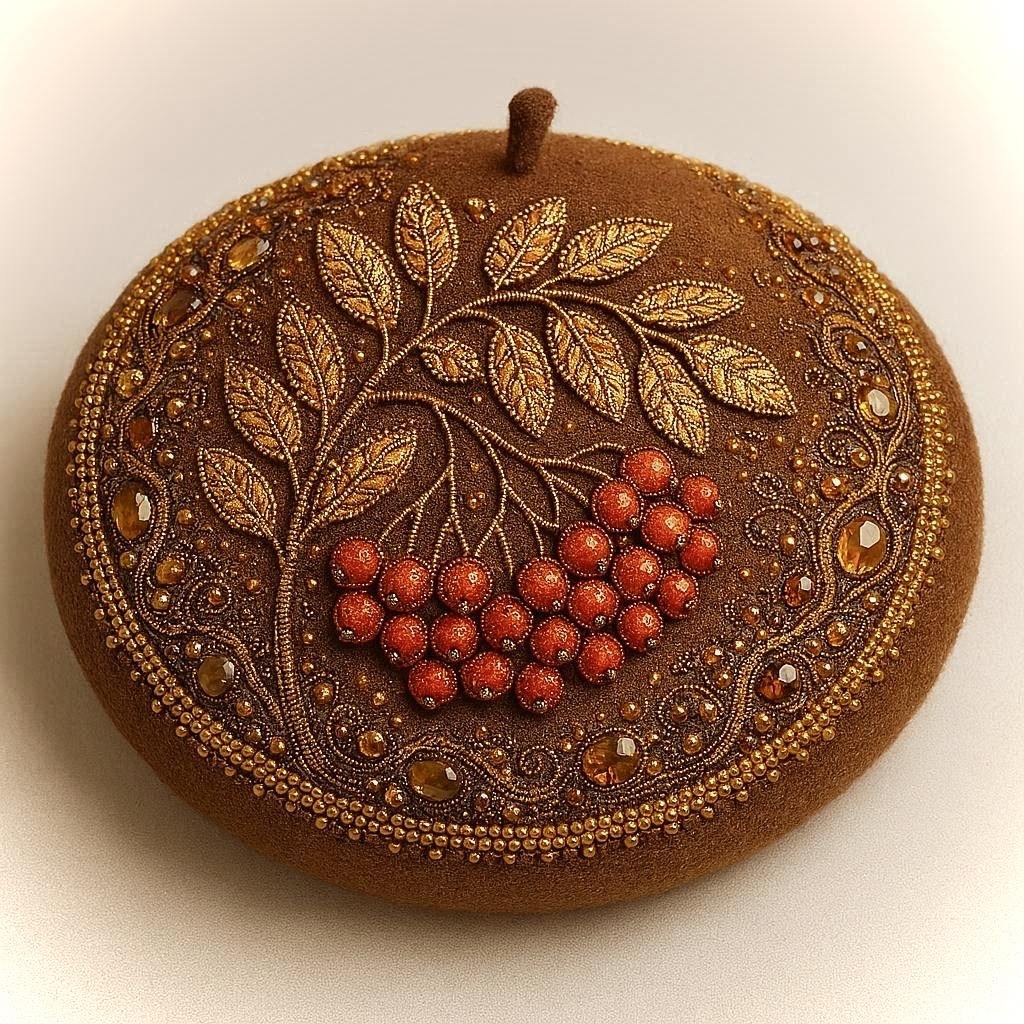 cosmos202403's tweet image. Rowan berries design beret❤️

👗#AIfashion🍒#AIberry👒#beret
🪡#AIbeadwork🧵#AIembroidery