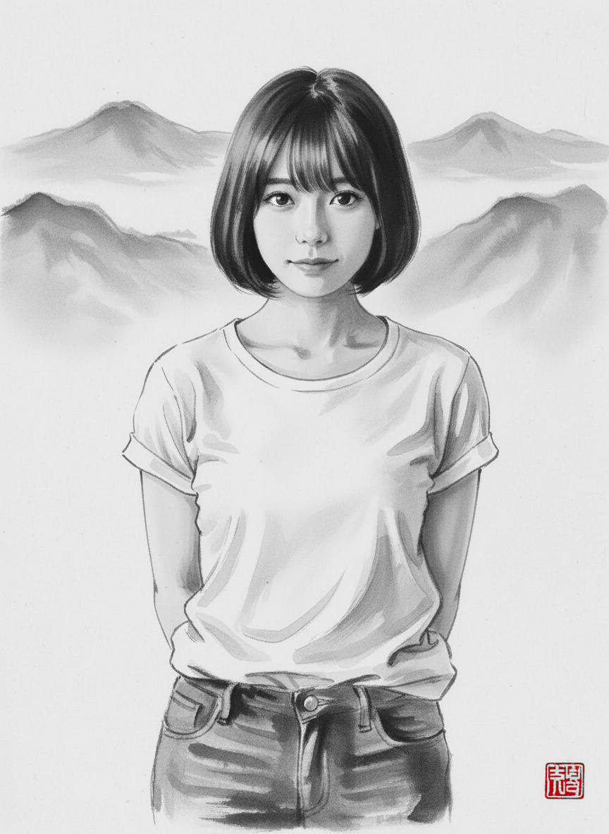 1banana2546's tweet image. 元画像を水墨画風にするアプリが登場！

どうにも筆で描いたにしては精密過ぎる気もしますが、そこはAI画像ということでご愛敬！
（フォトリアル向いてないかもwww）

まぁ、雰囲気を楽しむということで許してもらえませんか？😅

とりあえずどんなもんか試してみたい人はリプ欄から👇